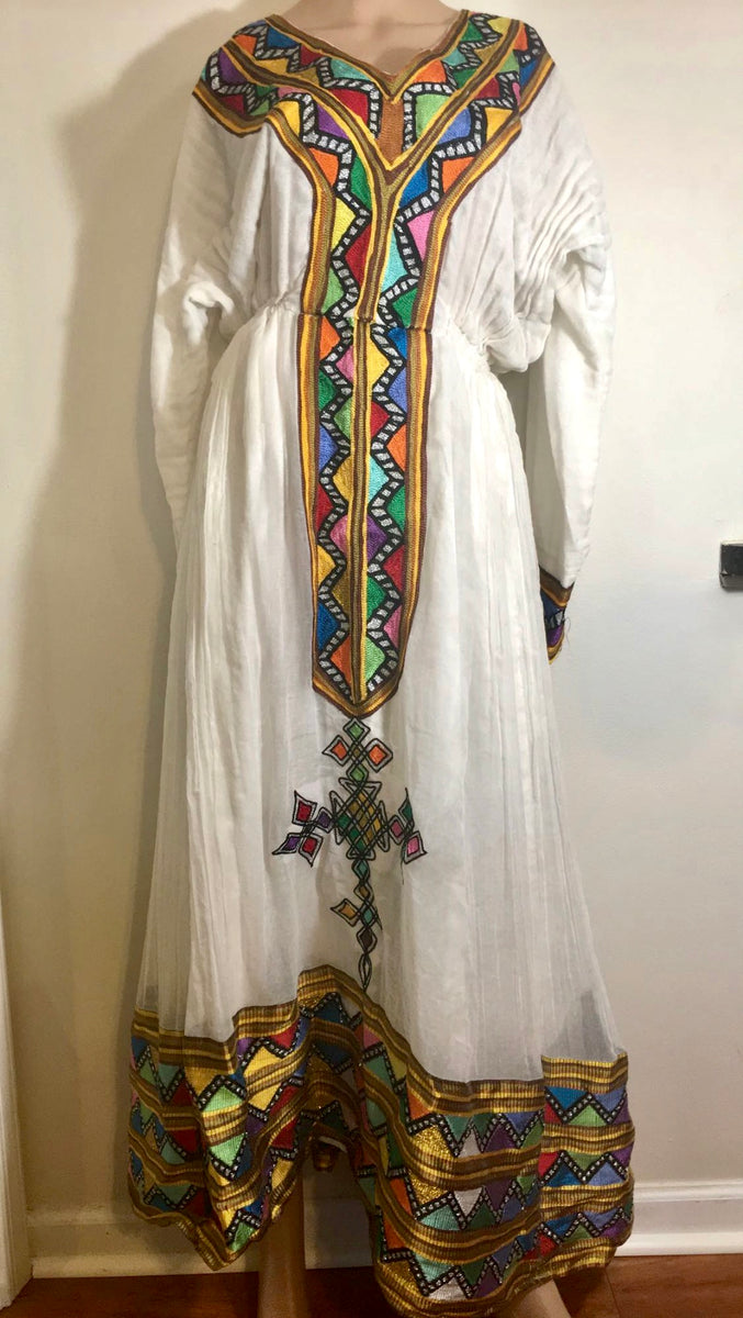 ethiopian cultural dress Buy Nigist Habesha Size:Pre-order 12 years shoulder silhouette and softly sage green suit womens JASMINE HALTER MINI DRESS