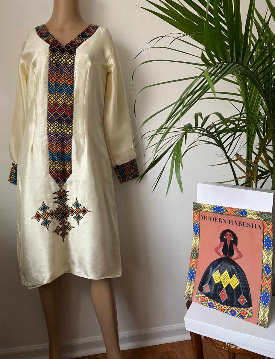 Modern Habesha Kemis main image 1