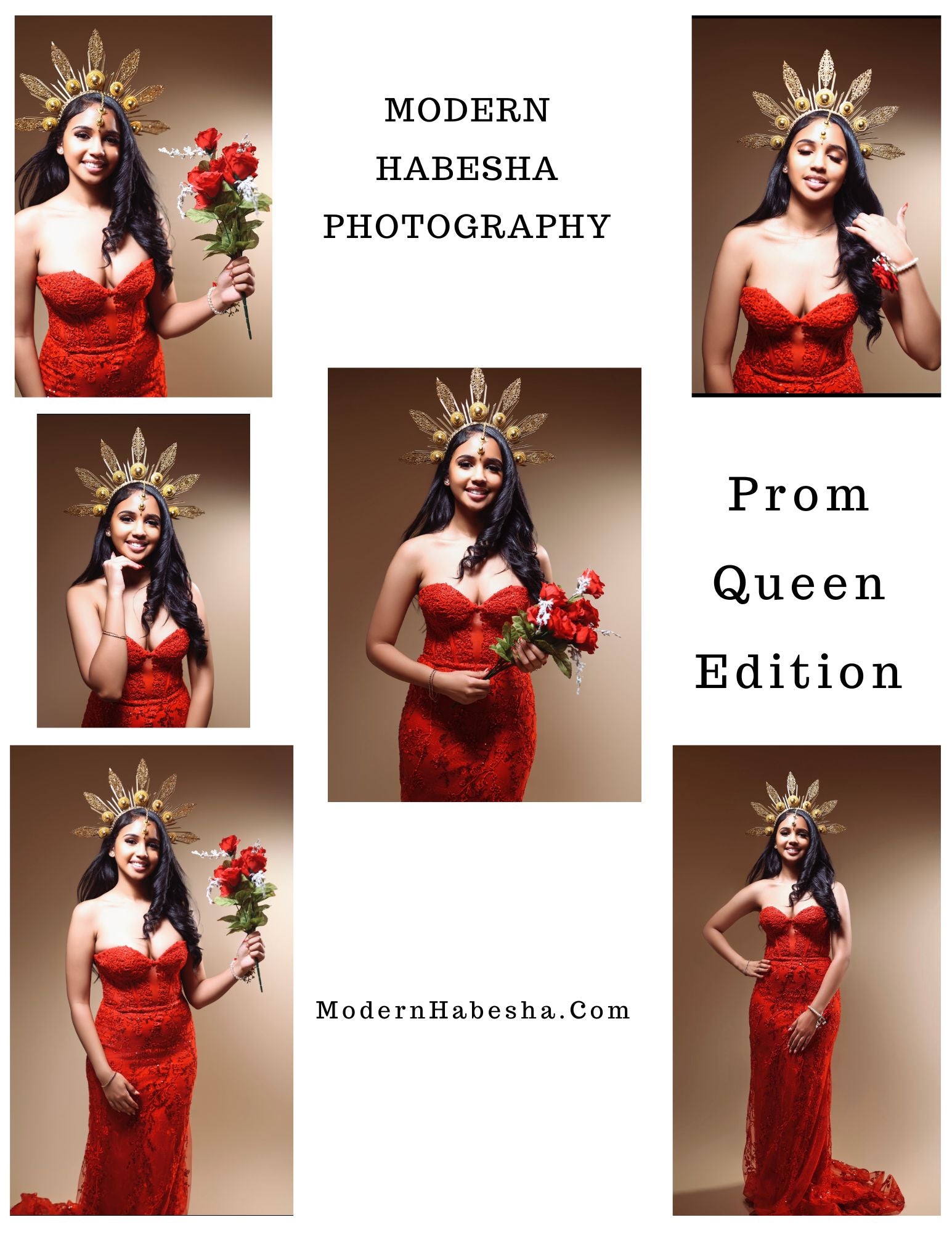 Modern Habesha Prom Queen Photoshoot