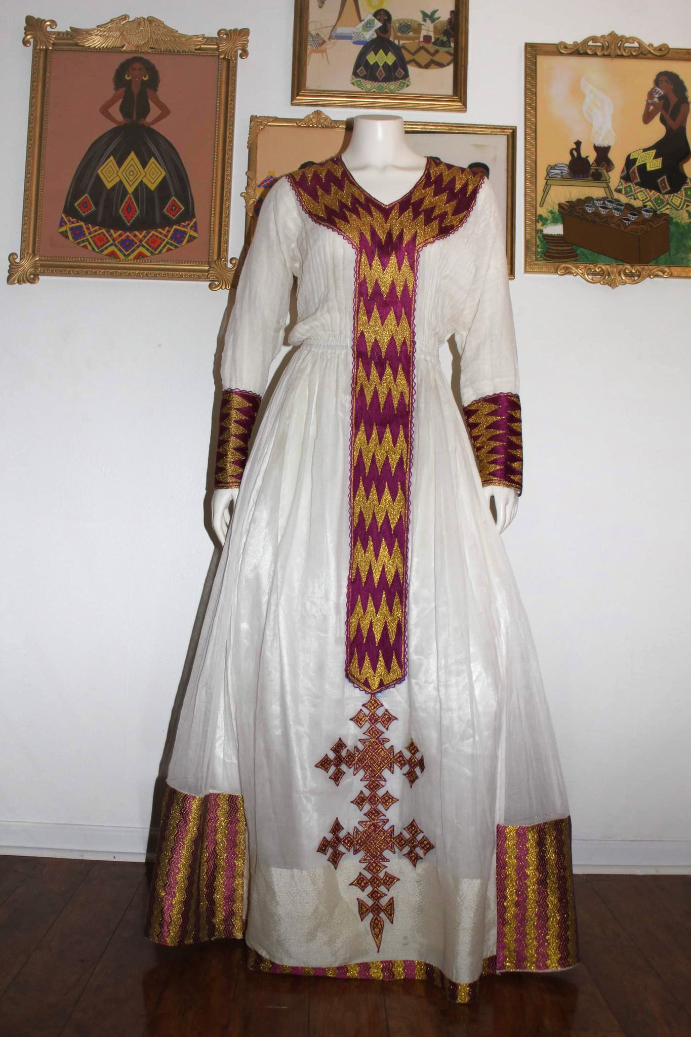 Buy Purple Habesha Kemis Dress Online | Modern Habesha Buy Purple Habesha Kemis Dress Online | Modern Habesha