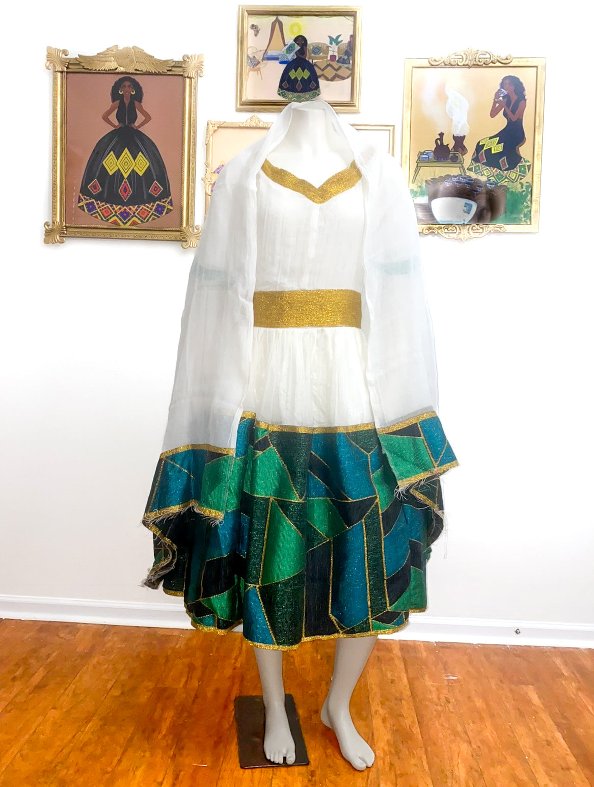 Buy Green Habesha Kemis Clothes Online | Modern Habesha M Buy Green Habesha Kemis Clothes Online | Modern Habesha M