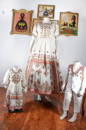 Pink Ethiopian Wedding Gown, Modern Habesha Kemis, Pink Zuria Dress