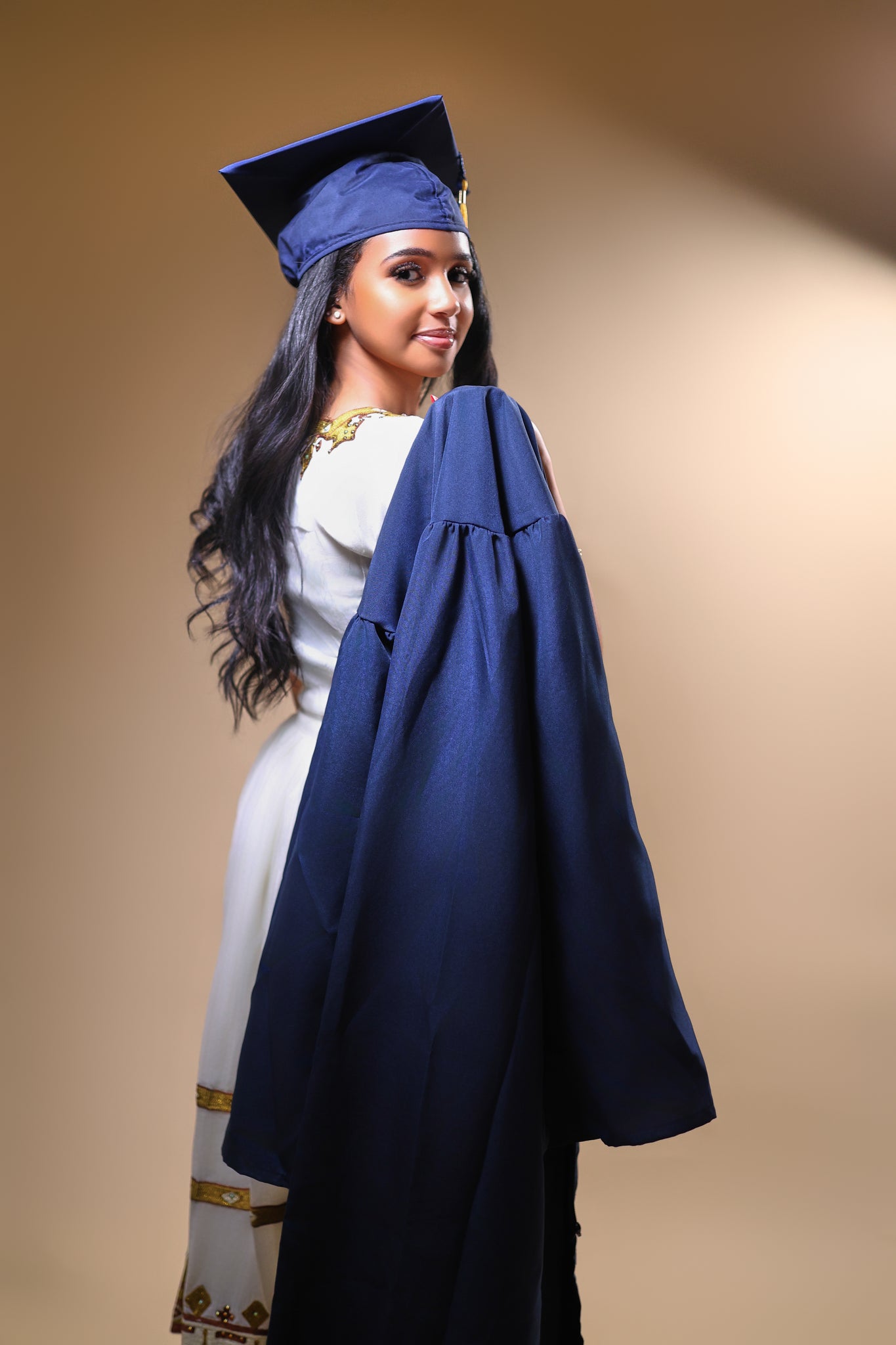 Modern Habesha Graduation Photoshoot