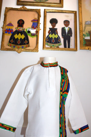 Multi-Colored Habesha shirt for Kids