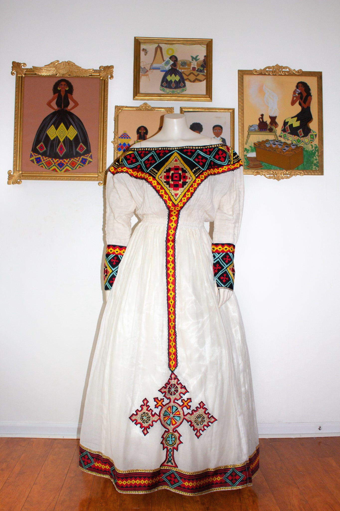 off shoulder habesha dress Mestu off Shoulder Habesha Kemis | Graceful Cultural Ethiopian Dress | Habesha Dress Style