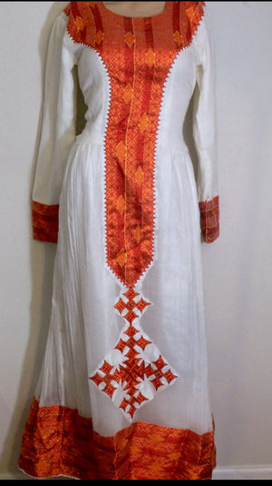 Ethiopian Dress / Eritrean Dress / Habesha Kemis / Zuria / Wedding Dress