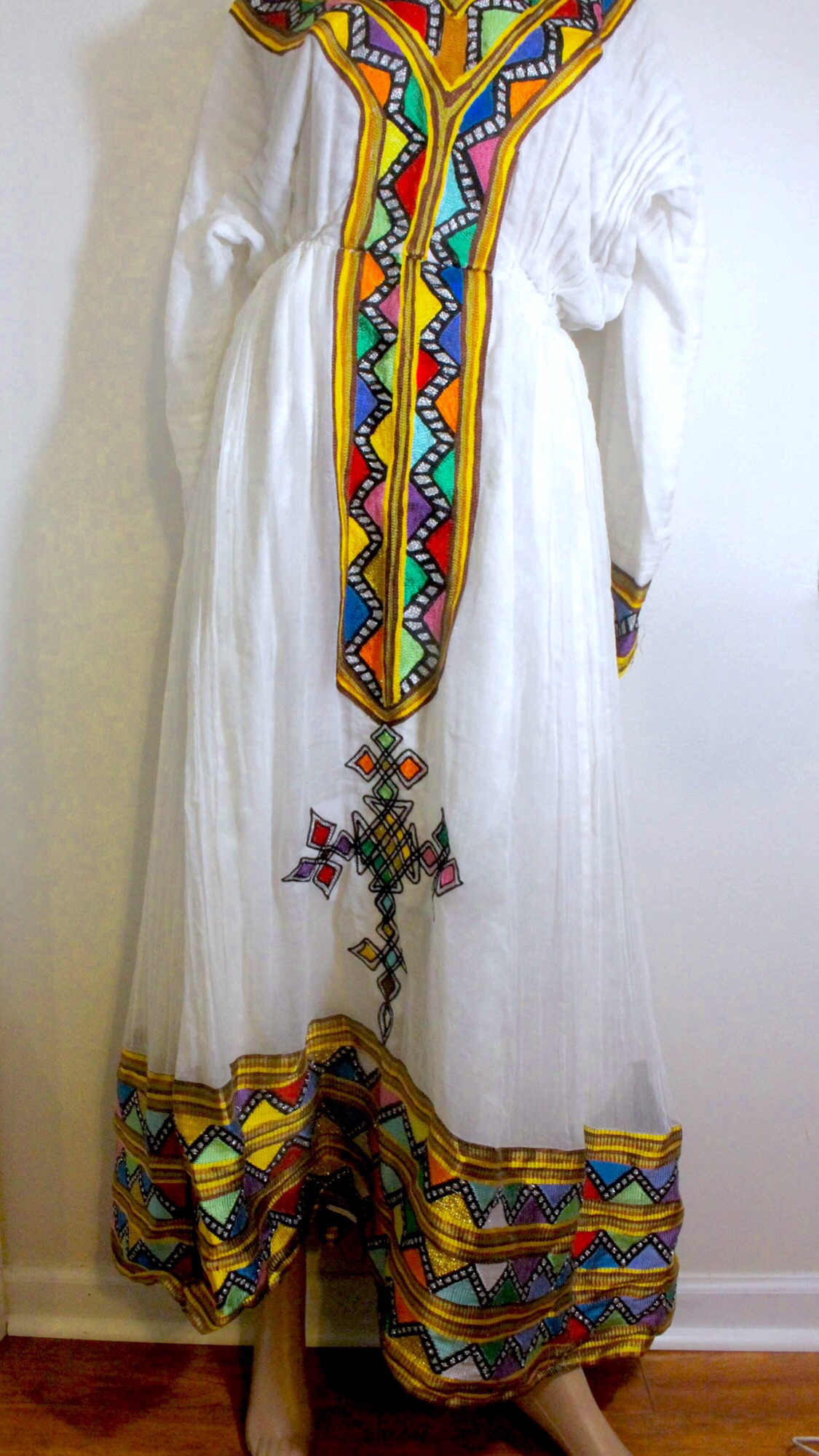 Ethiopian Dress / Eritrean Dress / Habesha Kemis / Zuria / Wedding Dress