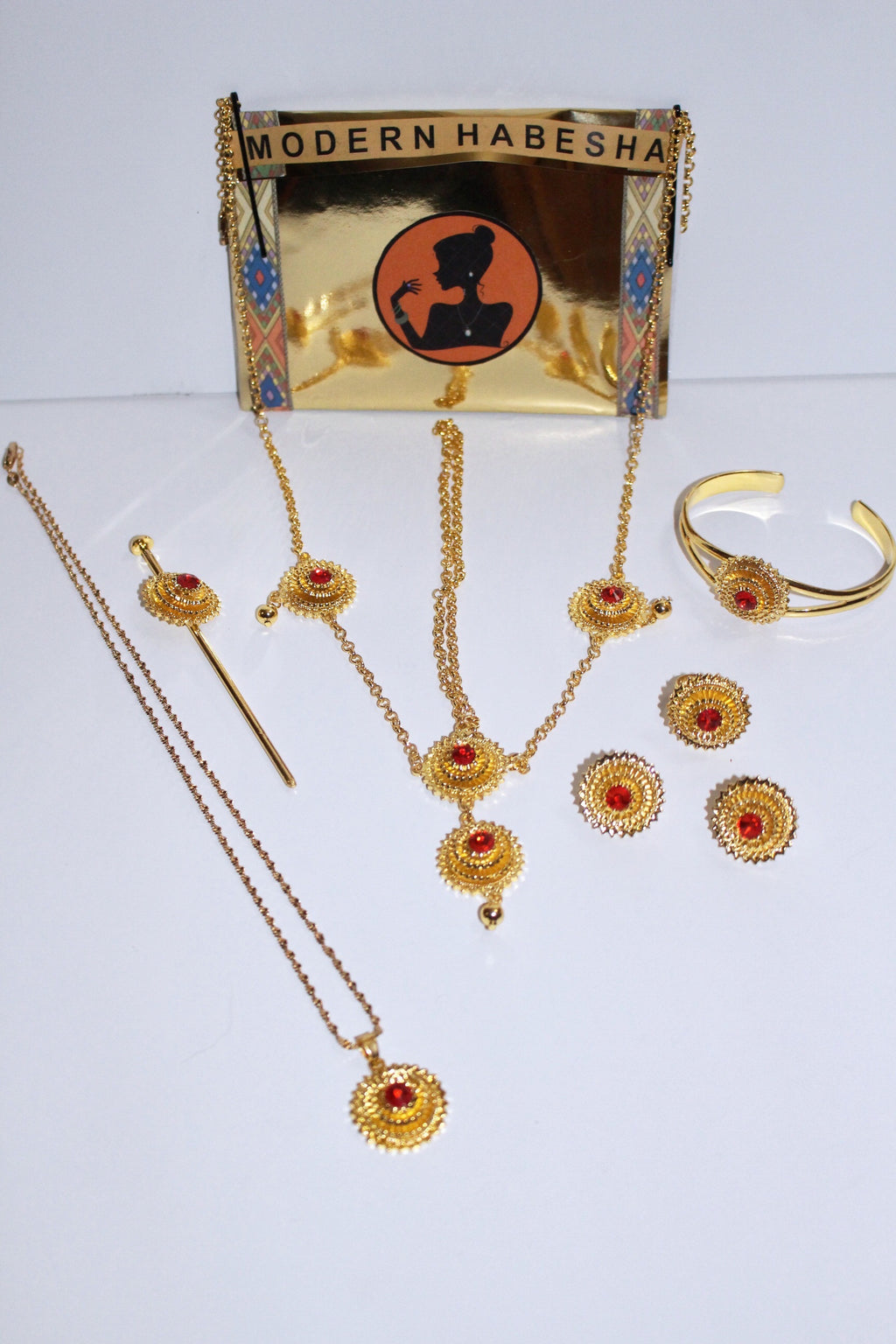 Ethiopian Jewelry Set / Eritrean Jewelry set