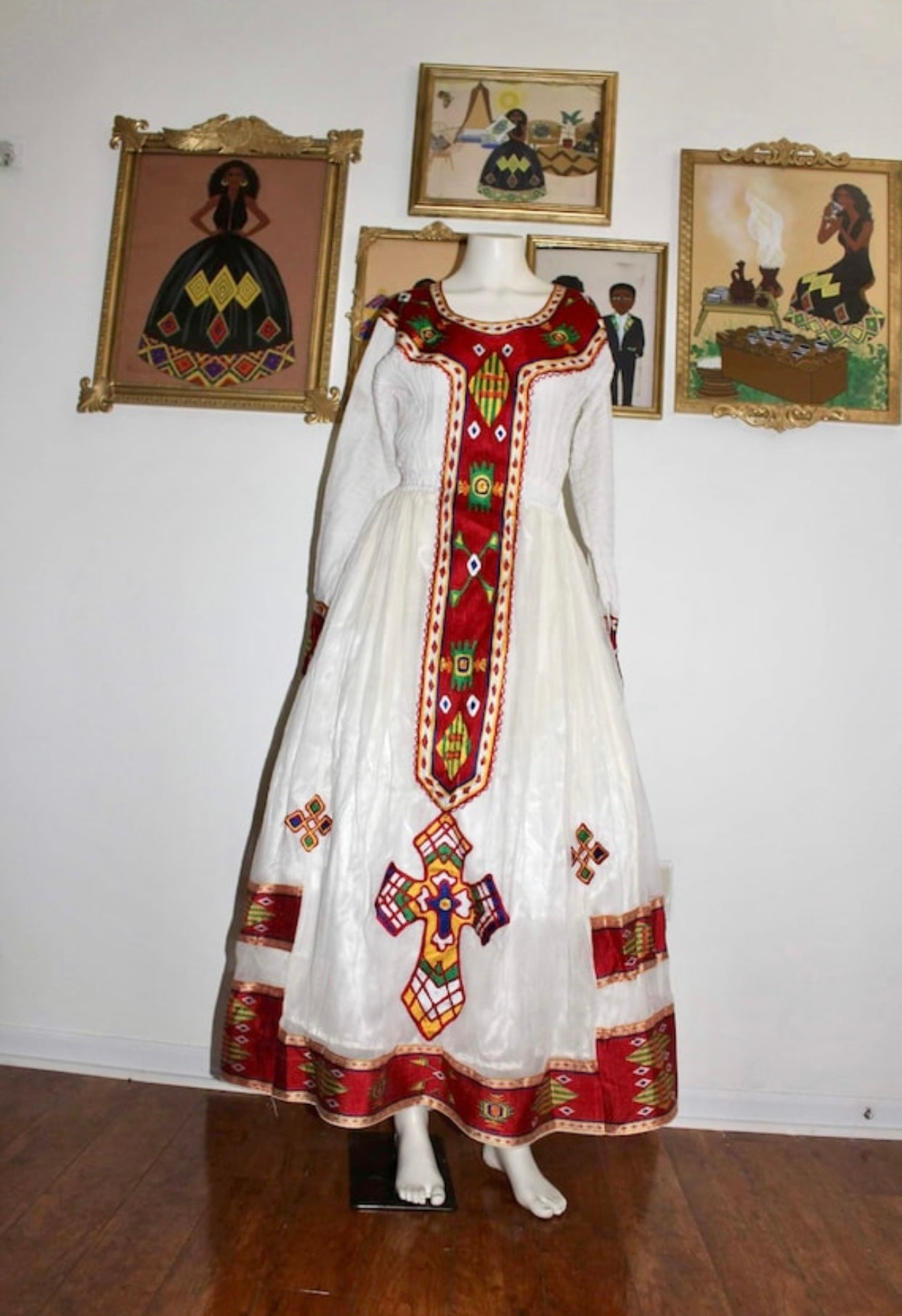 Ethiopian Dress / Eritrean Dress / Habesha Kemis / Zuria