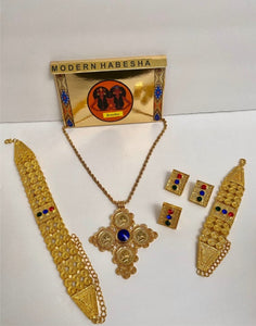 Ethiopian Jewelry Set / Eritrean Jewelry Set