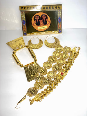 Ethiopian Jewelry Set / Eritrean Jewelry Set